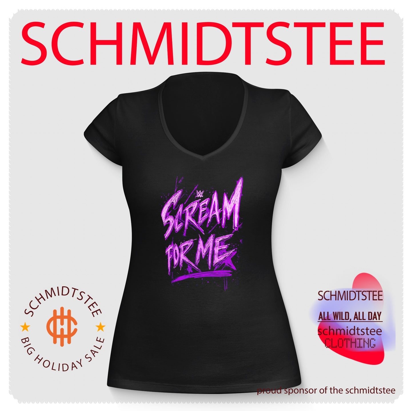 Paige Scream For Me WWE shirt