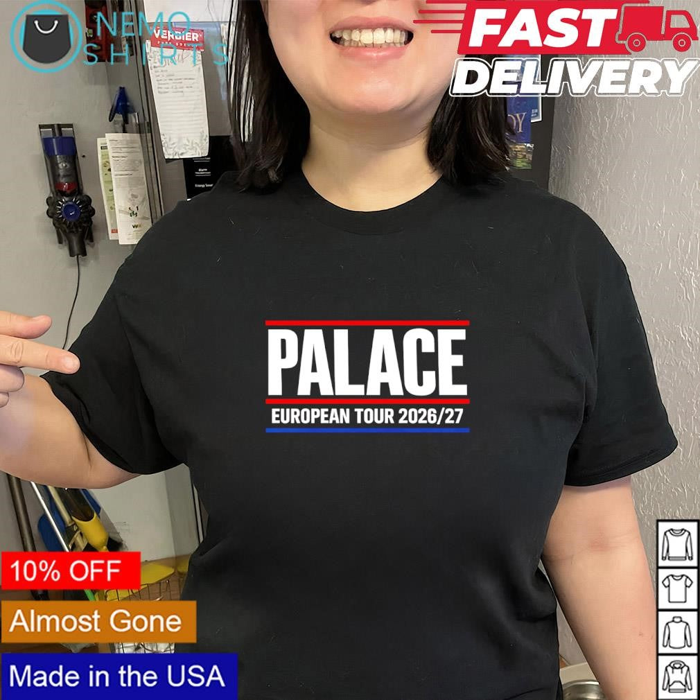 Palace European tour 2026-27 shirt