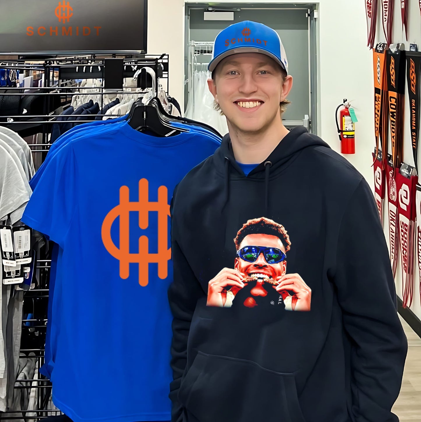 Paris Saint-Germain Champions Desire Doue biting medals shirt