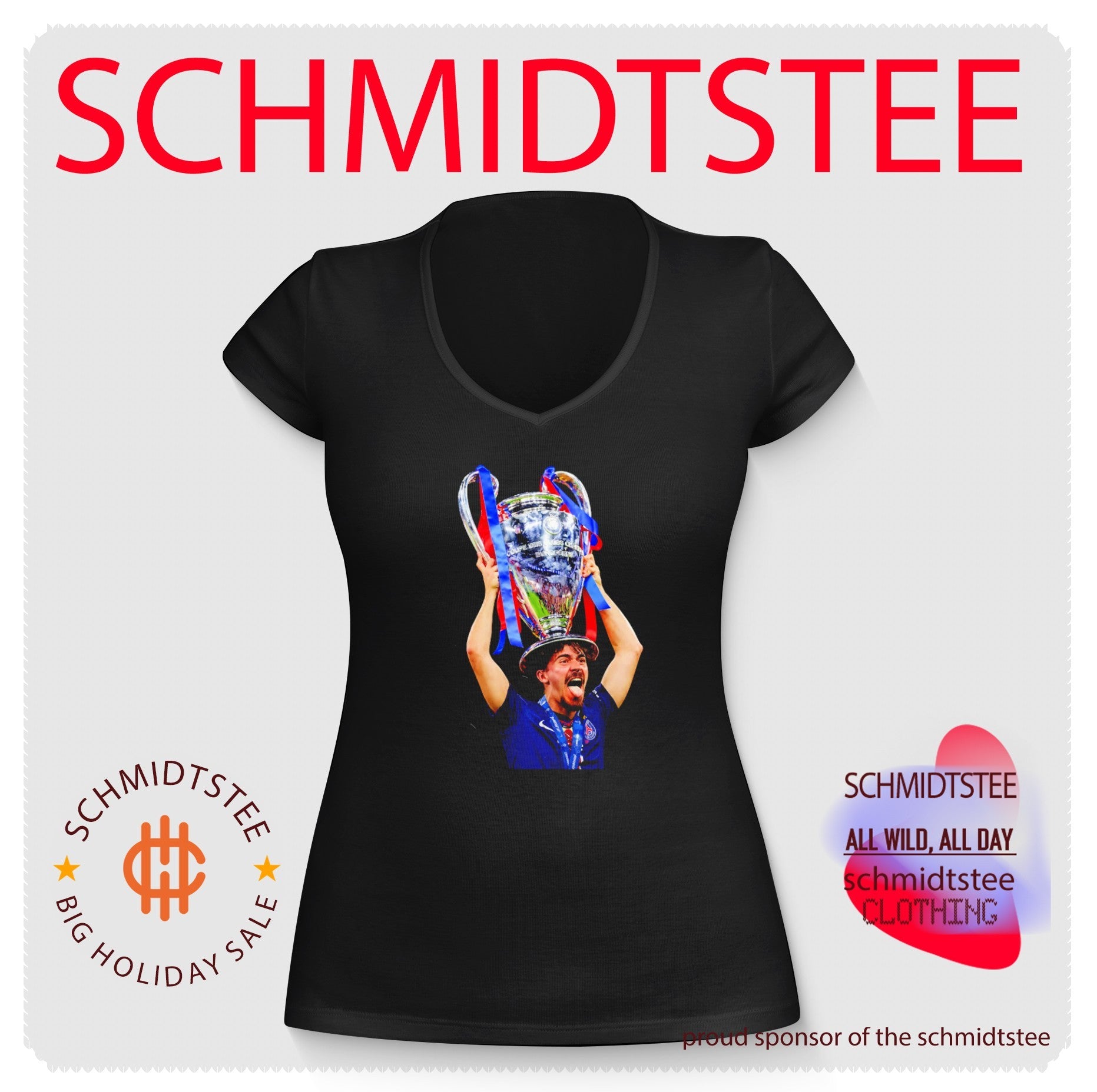 Paris Saint-Germain Cup Lift Glory Champions League Champions 2025-26 shirt