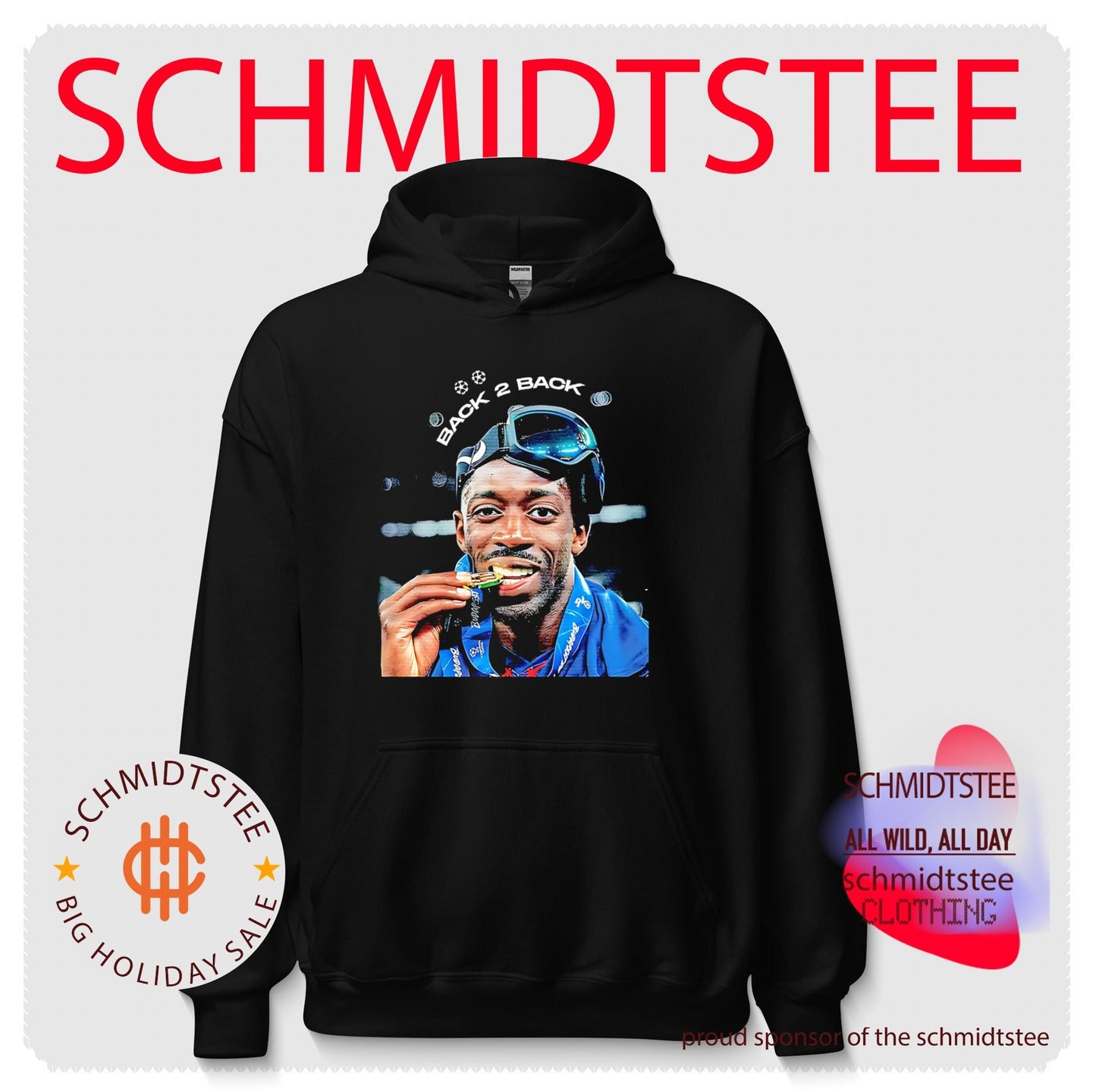 Paris Saint-Germain Ousmane Dembele back 2 back graphic shirt