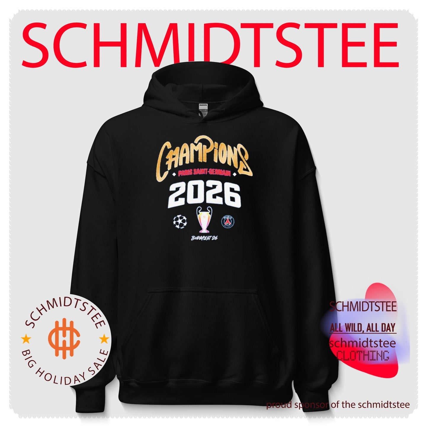 Paris Saint Germain UEFA Champions of Europe 2026 shirt