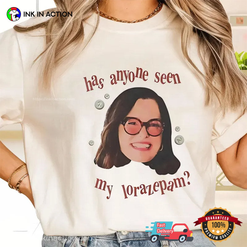 Parker Posey Lorazepam White Lotus Meme Graphic T-shirt