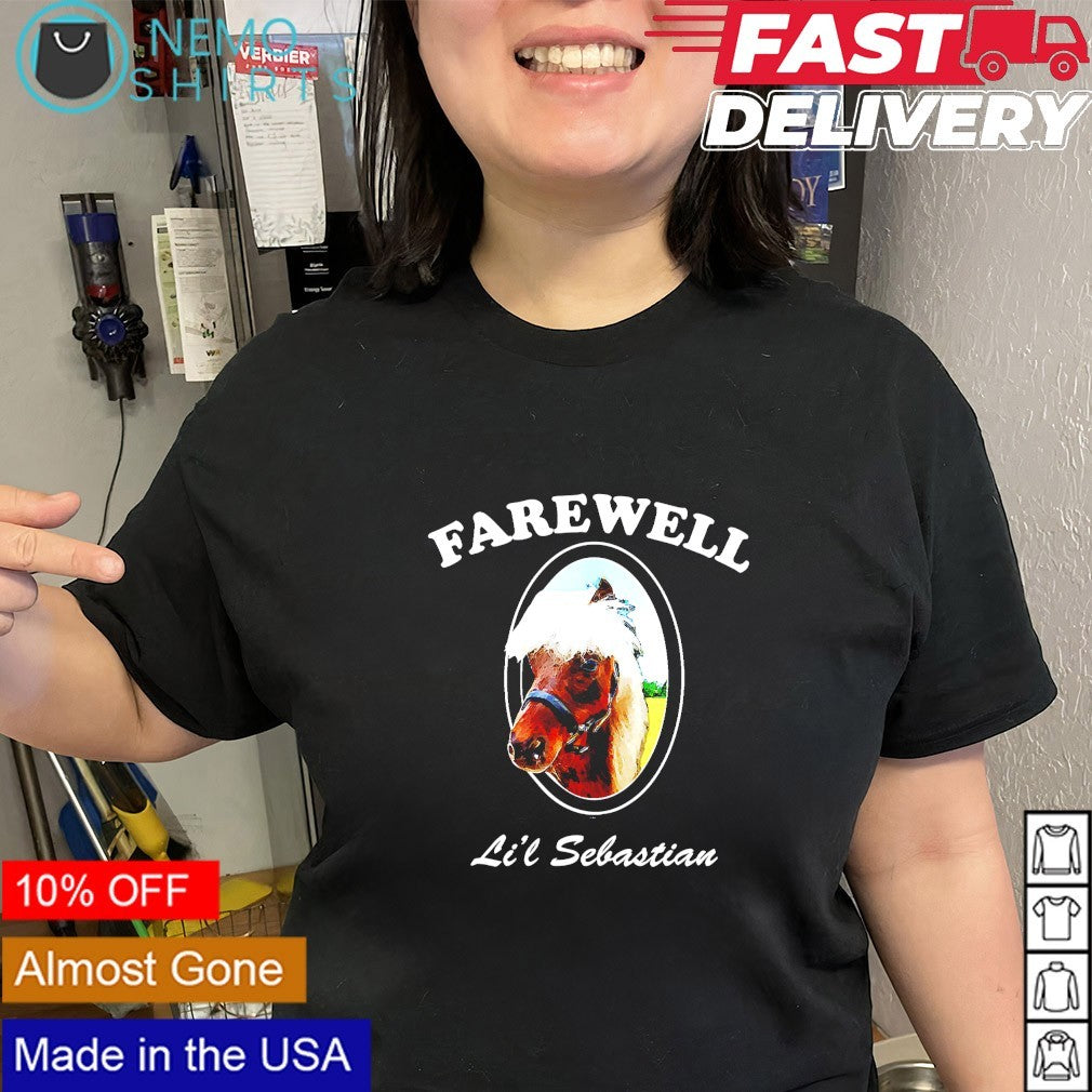 Parks and Recreation Farewell Li’l Sebastian graphic shirt