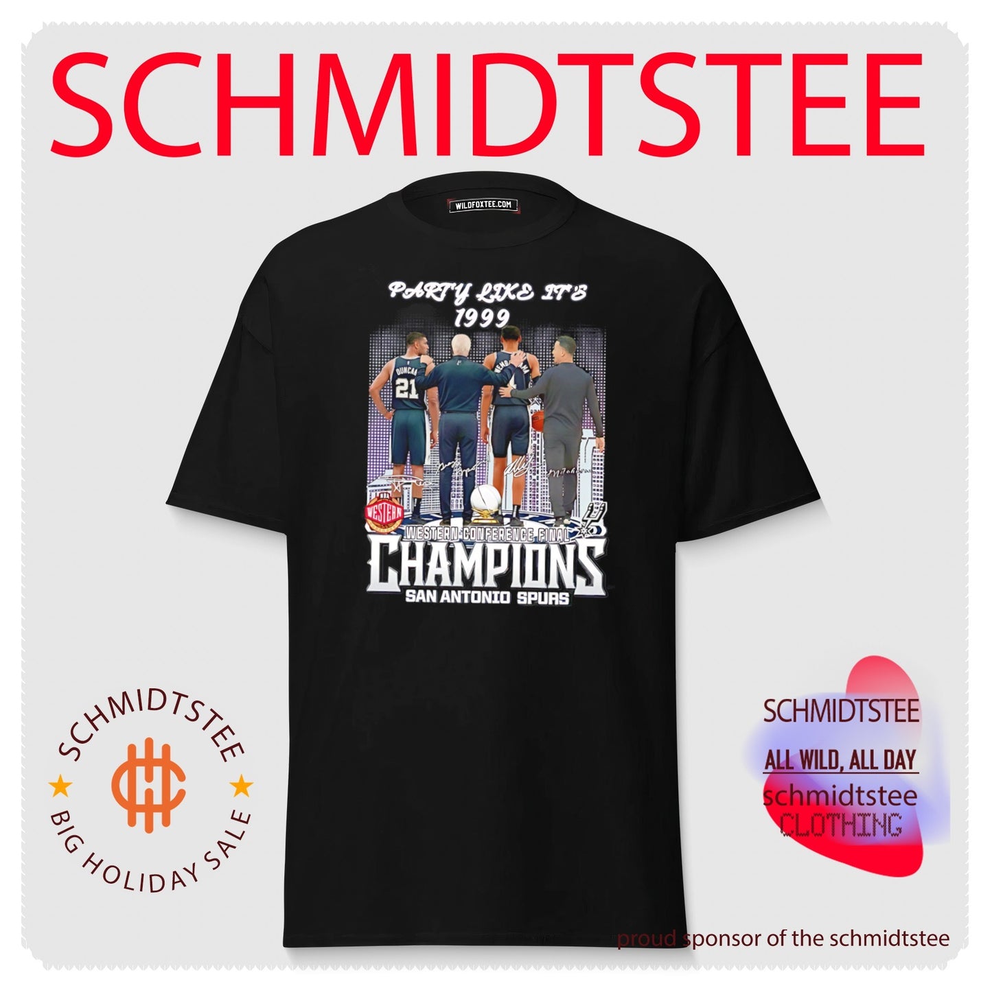 Party Like It’s 1999 San Antonio Spurs Western Conference Champions shirt