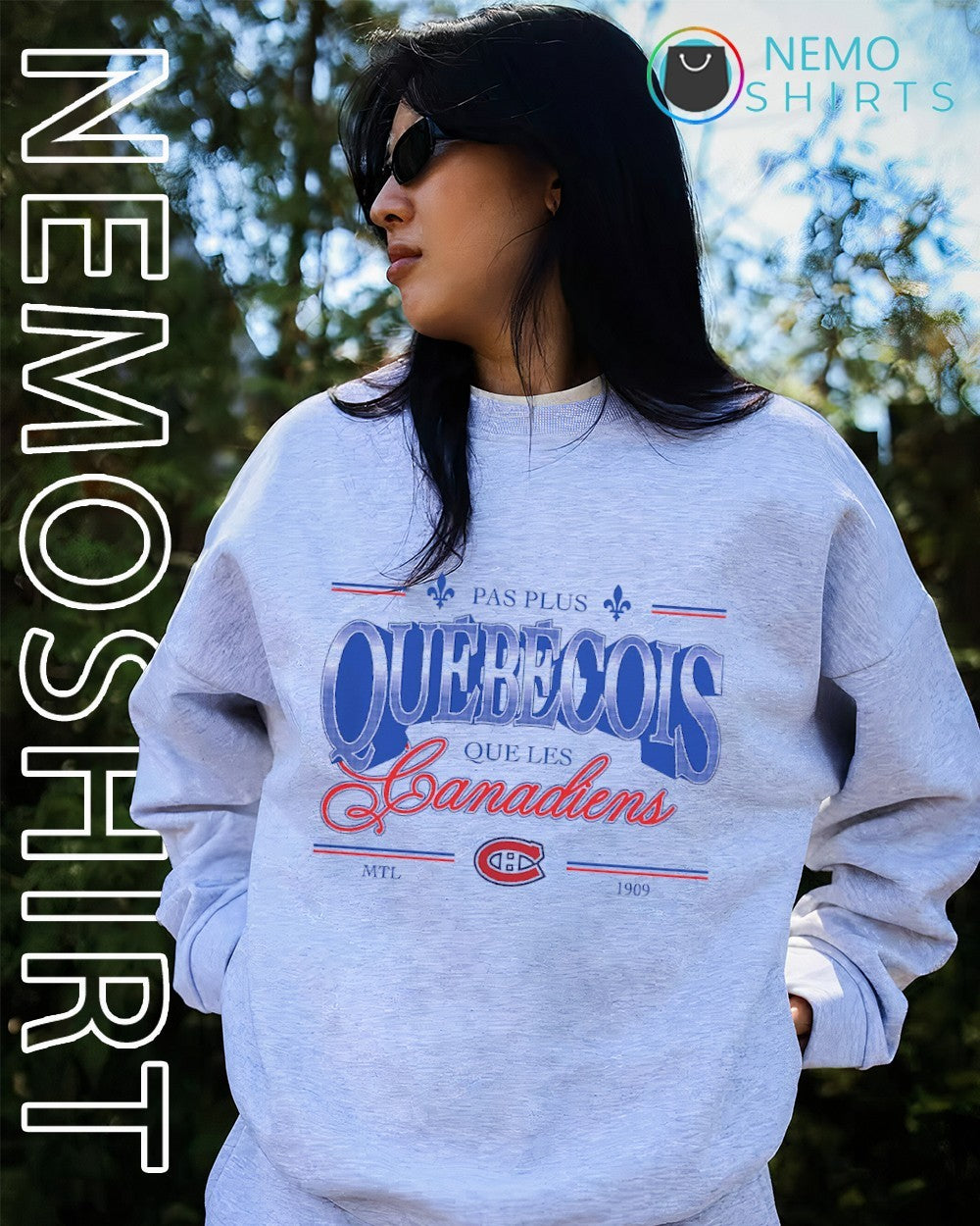 Pas plus Québécois que les Montreal Canadiens shirt