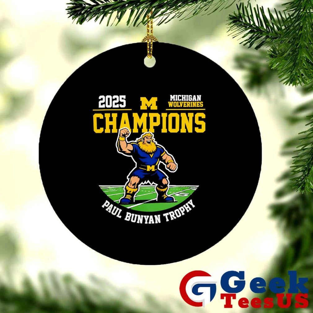 Paul Bunyan Trophy Michigan Wolverines Champions 2025 shirt