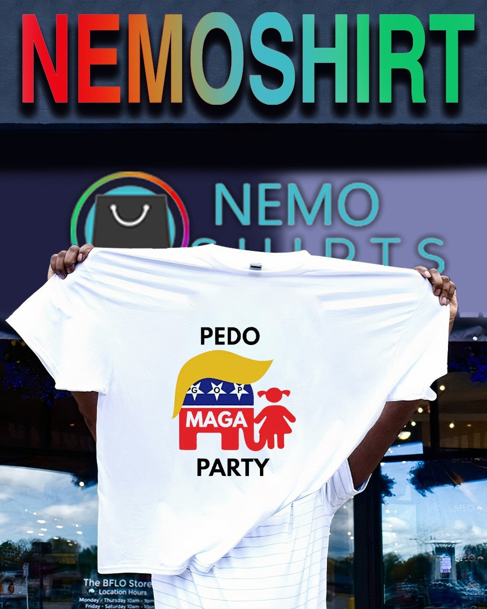Pedo party Maga GOP shirt