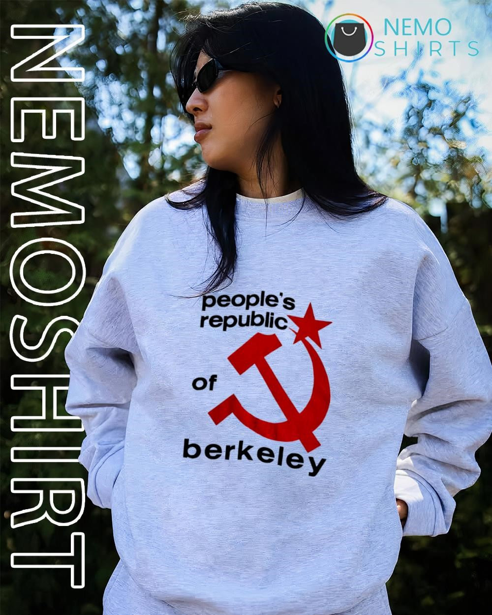People’s Republic of Berkeley hammer and sickle shirt
