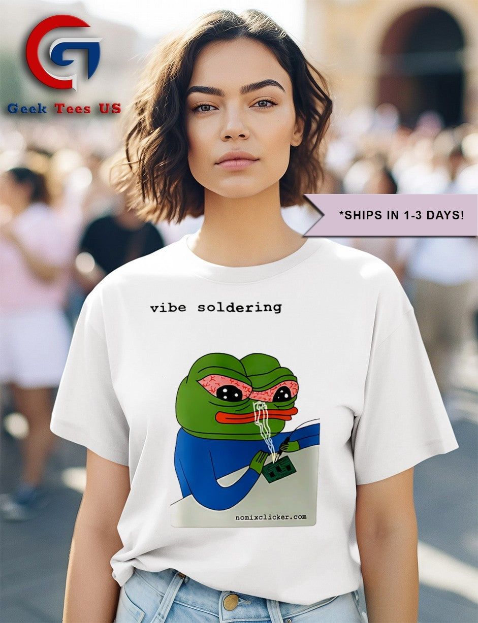 Pepe vibe soldering shirt