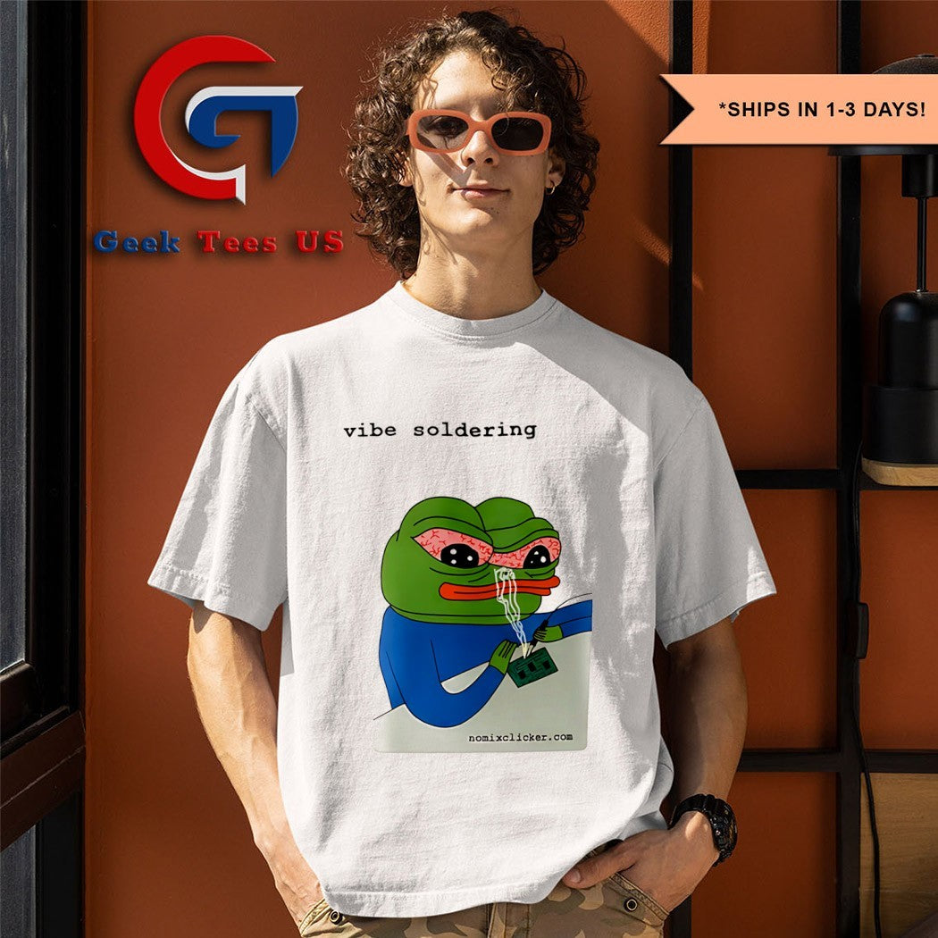 Pepe vibe soldering shirt