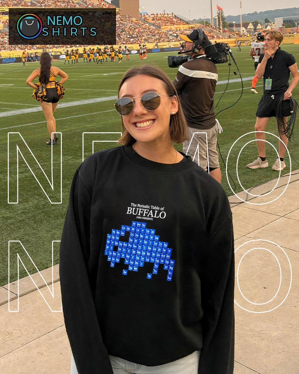 Periodic table of Buffalo Bills shirt