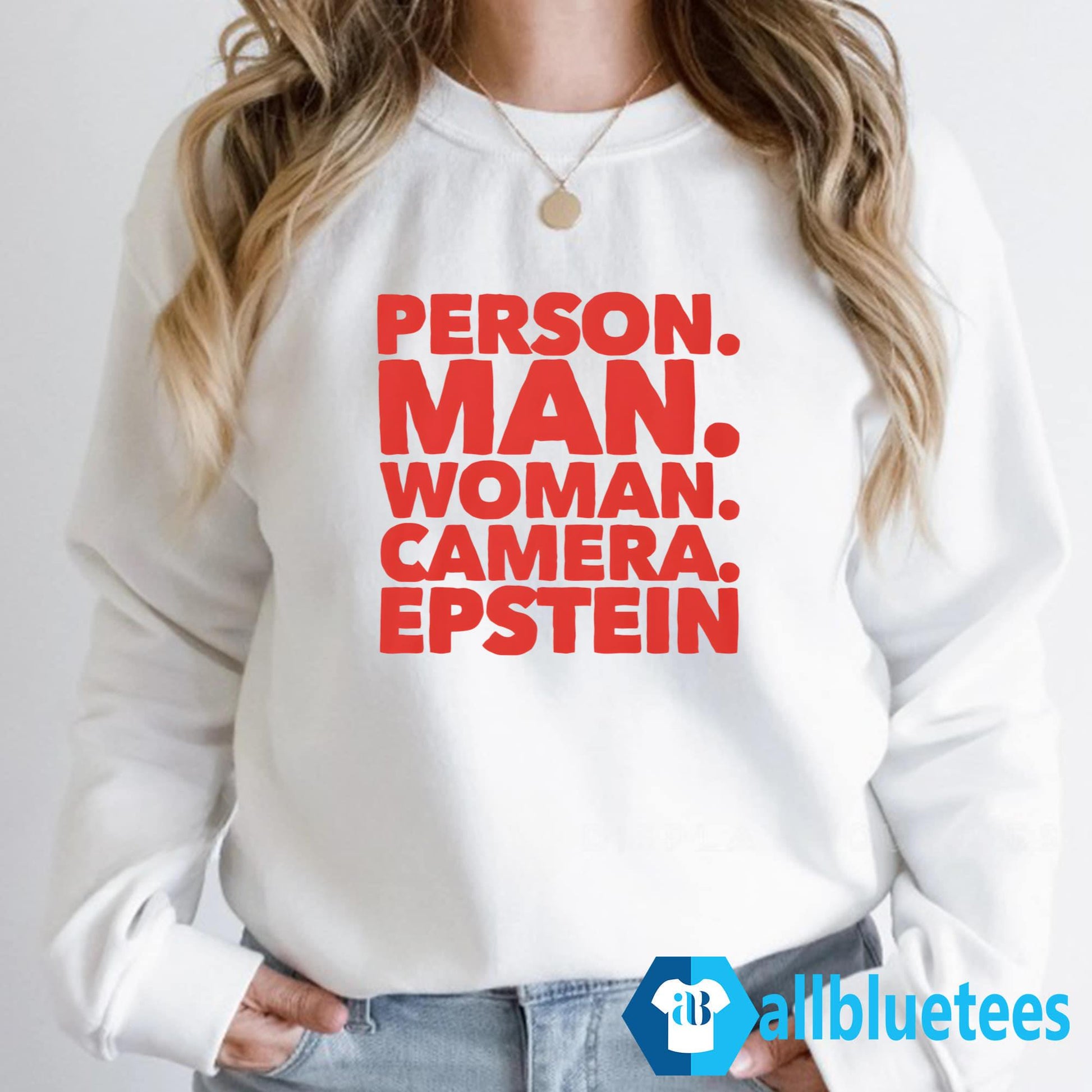Person Man Woman Camera Epstein Shirt