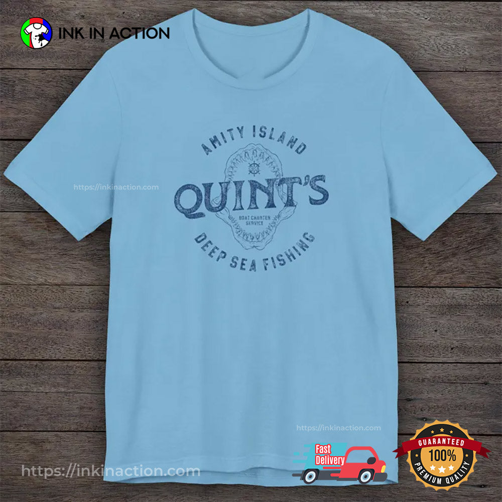 Personalize Jaws Quint’s Deep Sea Fishing T-shirt