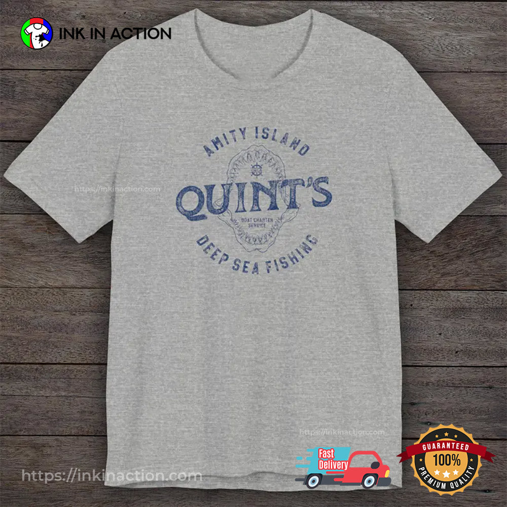 Personalize Jaws Quint’s Deep Sea Fishing T-shirt