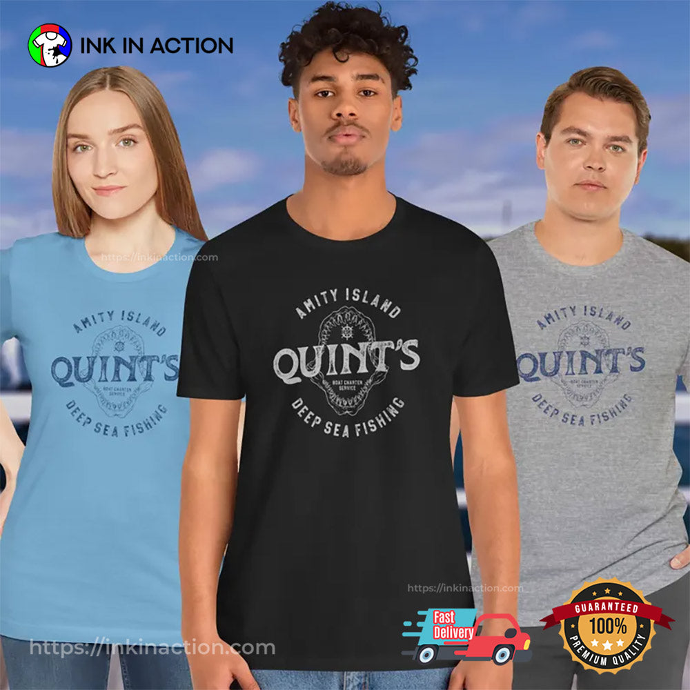 Personalize Jaws Quint’s Deep Sea Fishing T-shirt