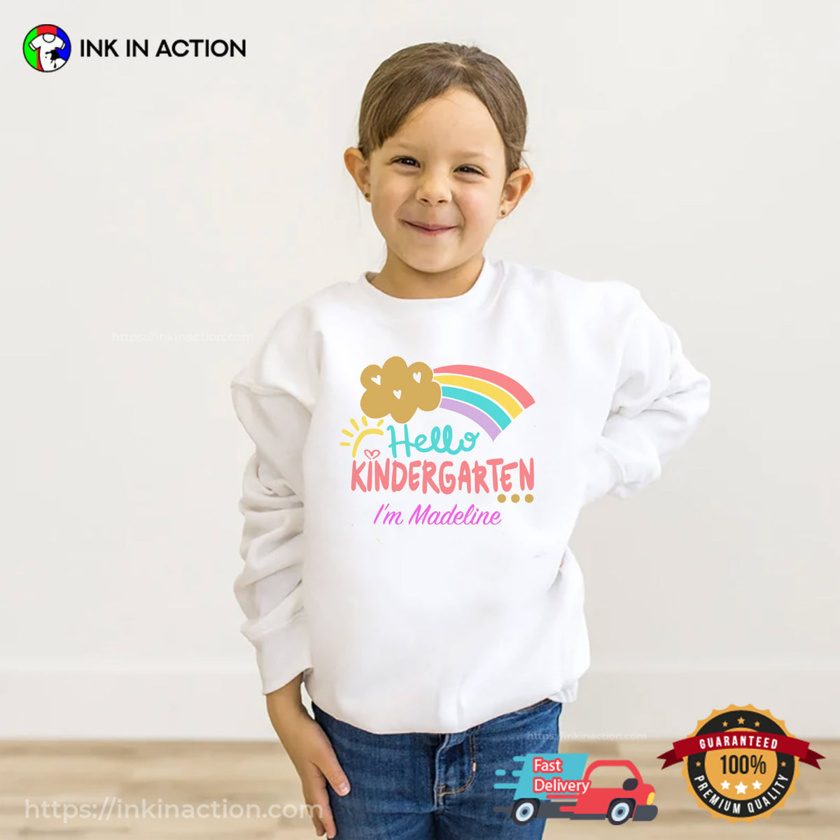Personalized Hello Kindergarten I’m Name T-shirt