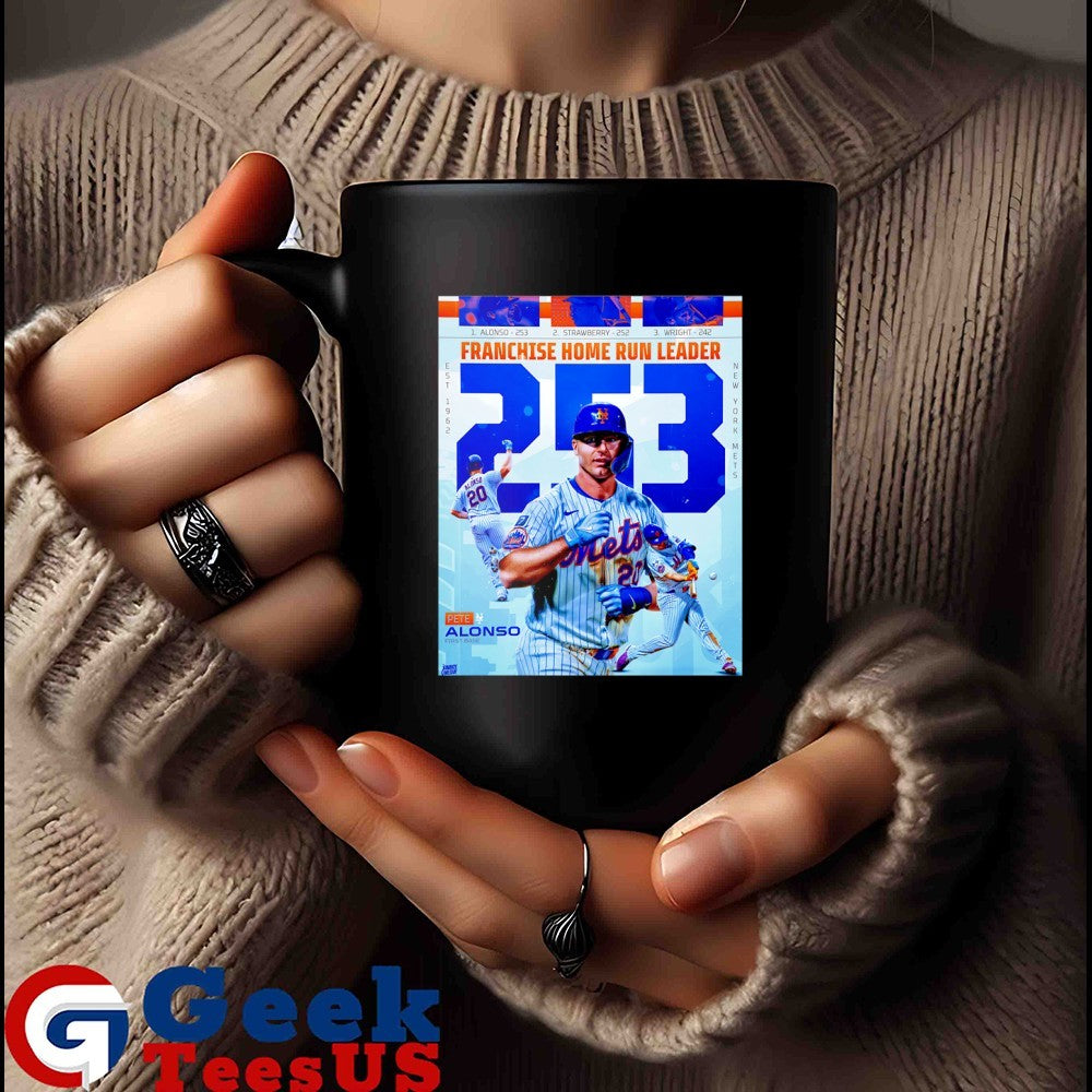 Pete Alonso 253 Franchise Home Run Leader New York Mets MLB shirt