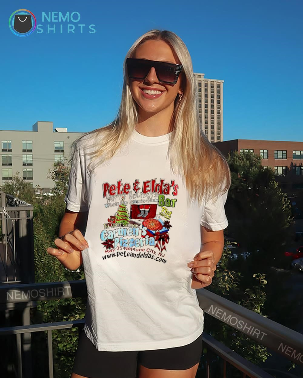 Pete and Elda’s Pizza Happy Holidays 71st Edition shirt