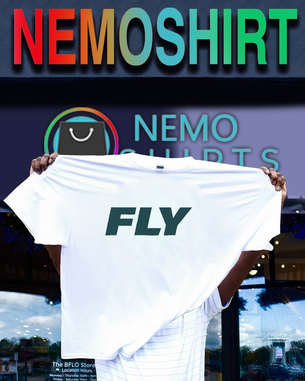 Philadelphia Eagles fly graphic shirt