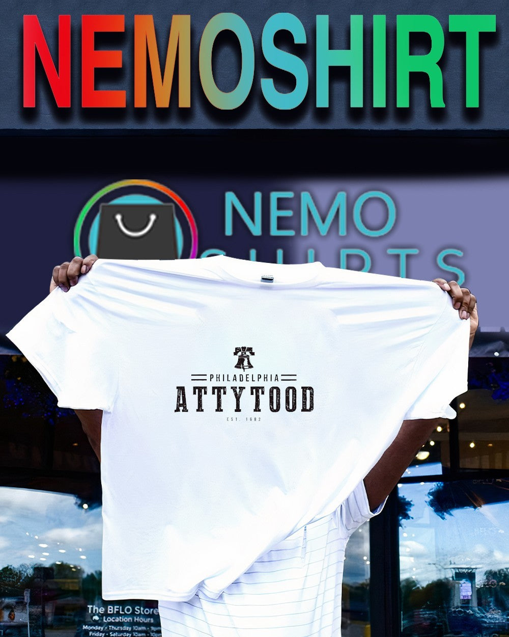 Philadelphia Liberty Bell Attytood est 1682 shirt