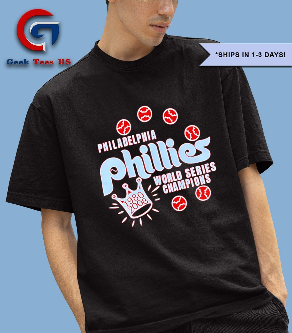 Philadelphia Phillies World Series Champions 1980-2008 shirt