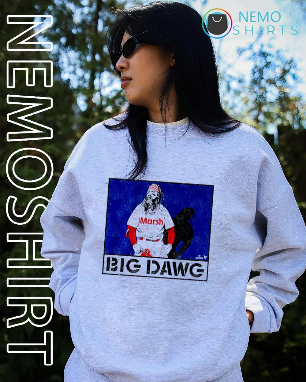 Philadelphia Phillies player Brandon Marsh big dawg shirt