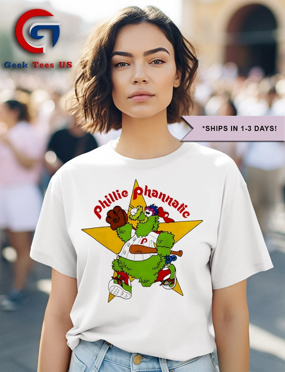 Phillie Phanatic Philadelphia Phillies mascot star shirt