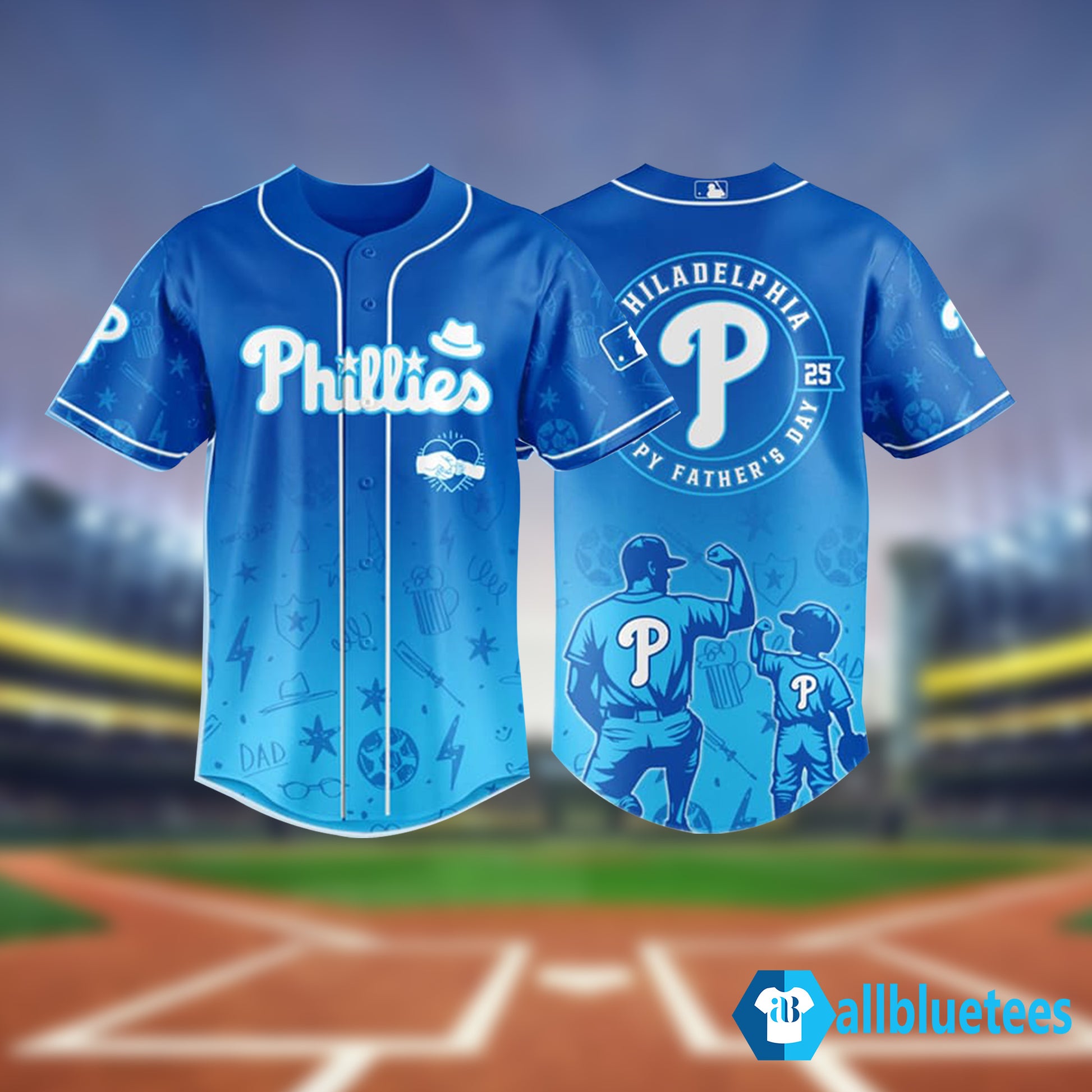 Phillies Happy Father’s Day Jersey 2025