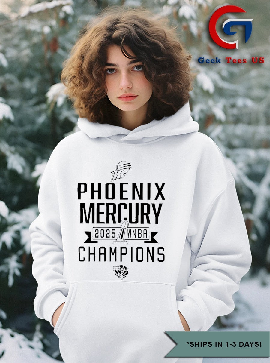 Phoenix Mercury basketball Champions 2025 WNBA shirt