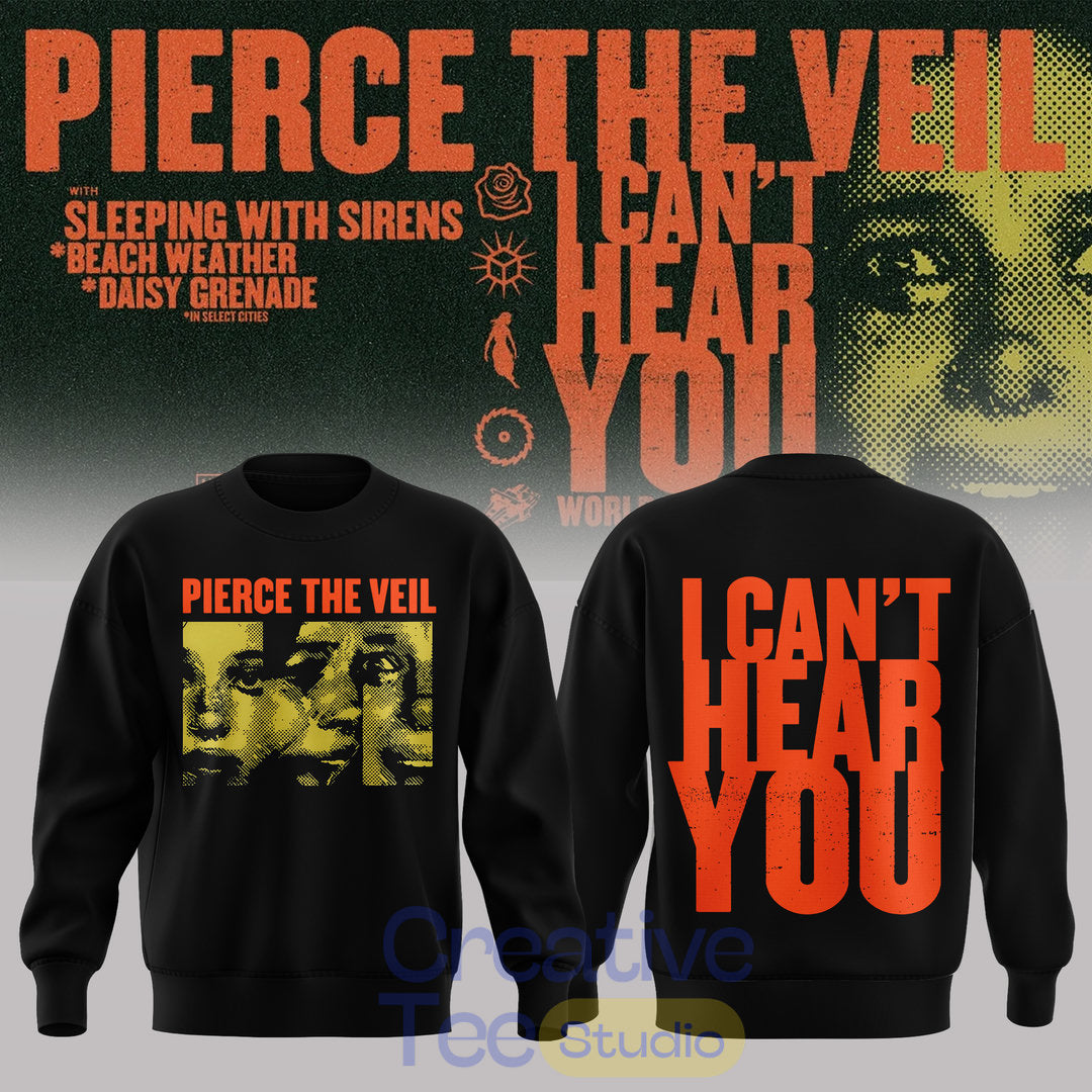 Pierce the Veil – I Can’t Hear You World Tour Australia 2026 Sweatshirt