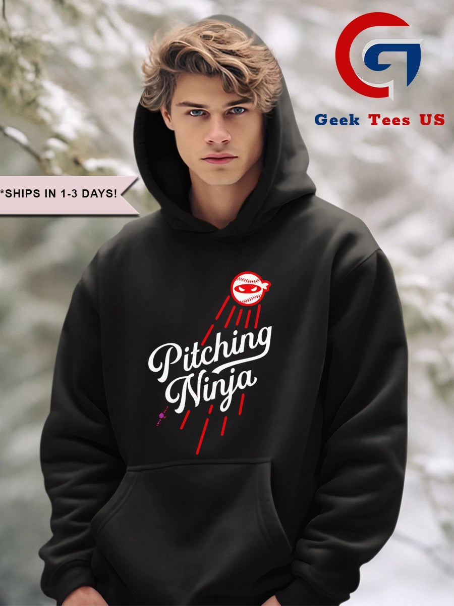 Pitching Ninja Los Angeles Dodgers shirt