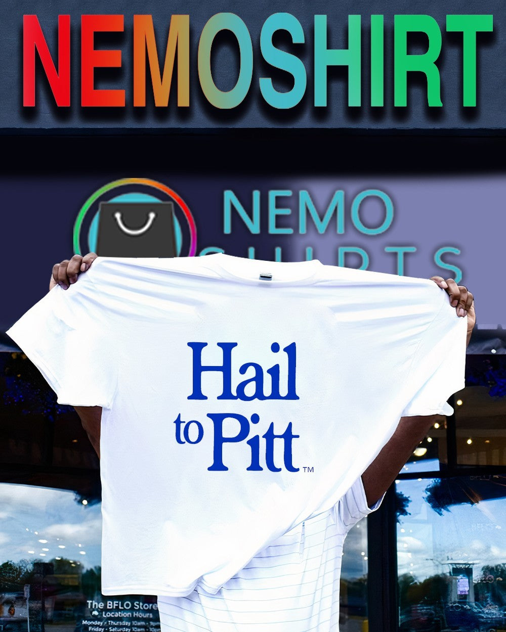 Pittsburgh Panthers Hail to Pitt slogan shirt
