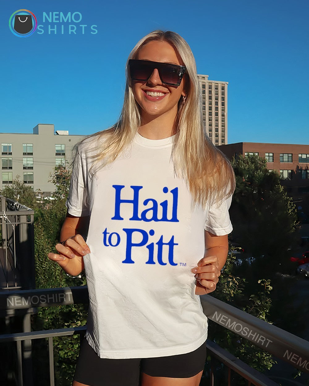 Pittsburgh Panthers Hail to Pitt slogan shirt