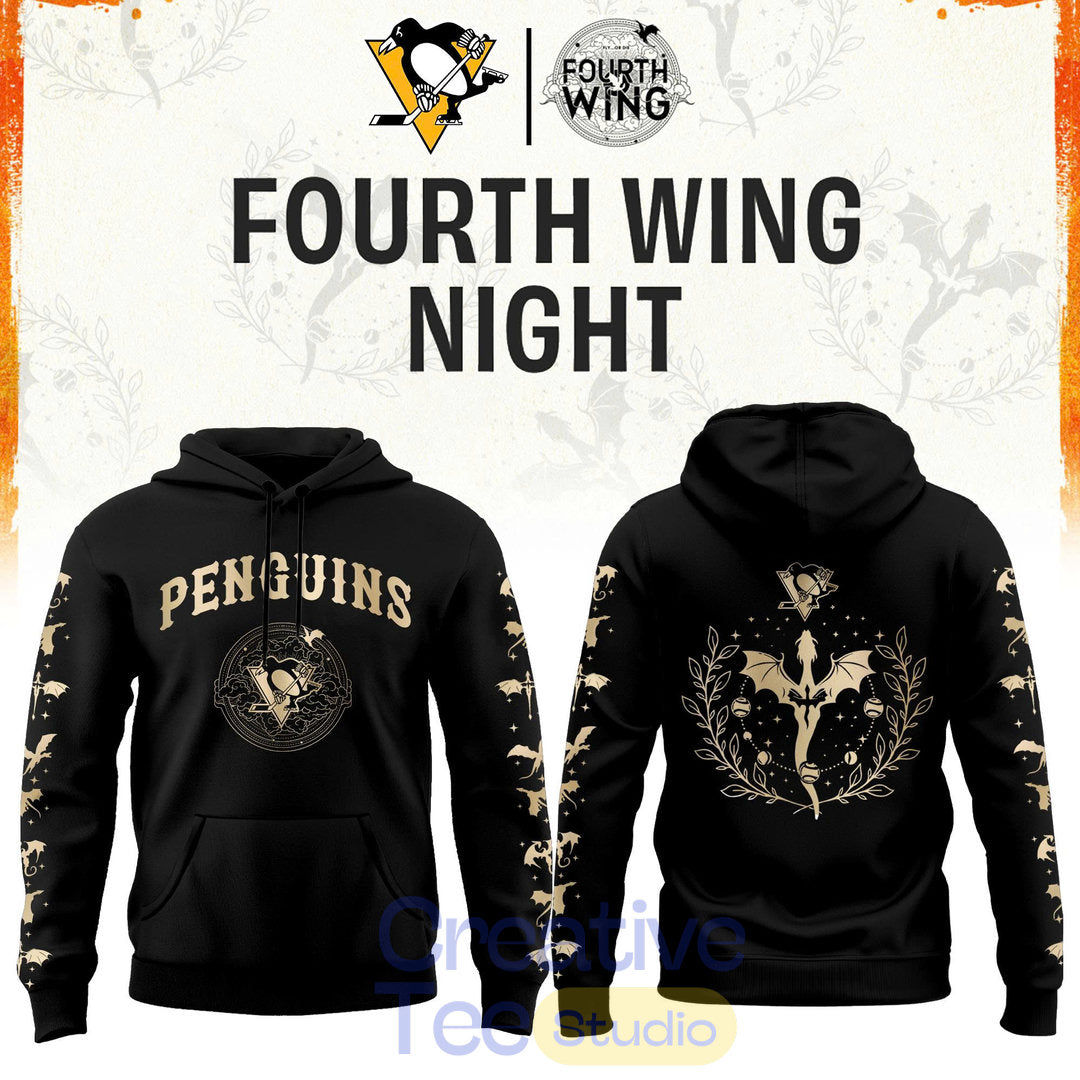Pittsburgh Penguins Fourth Wings Night Limited Edition Hoodie
