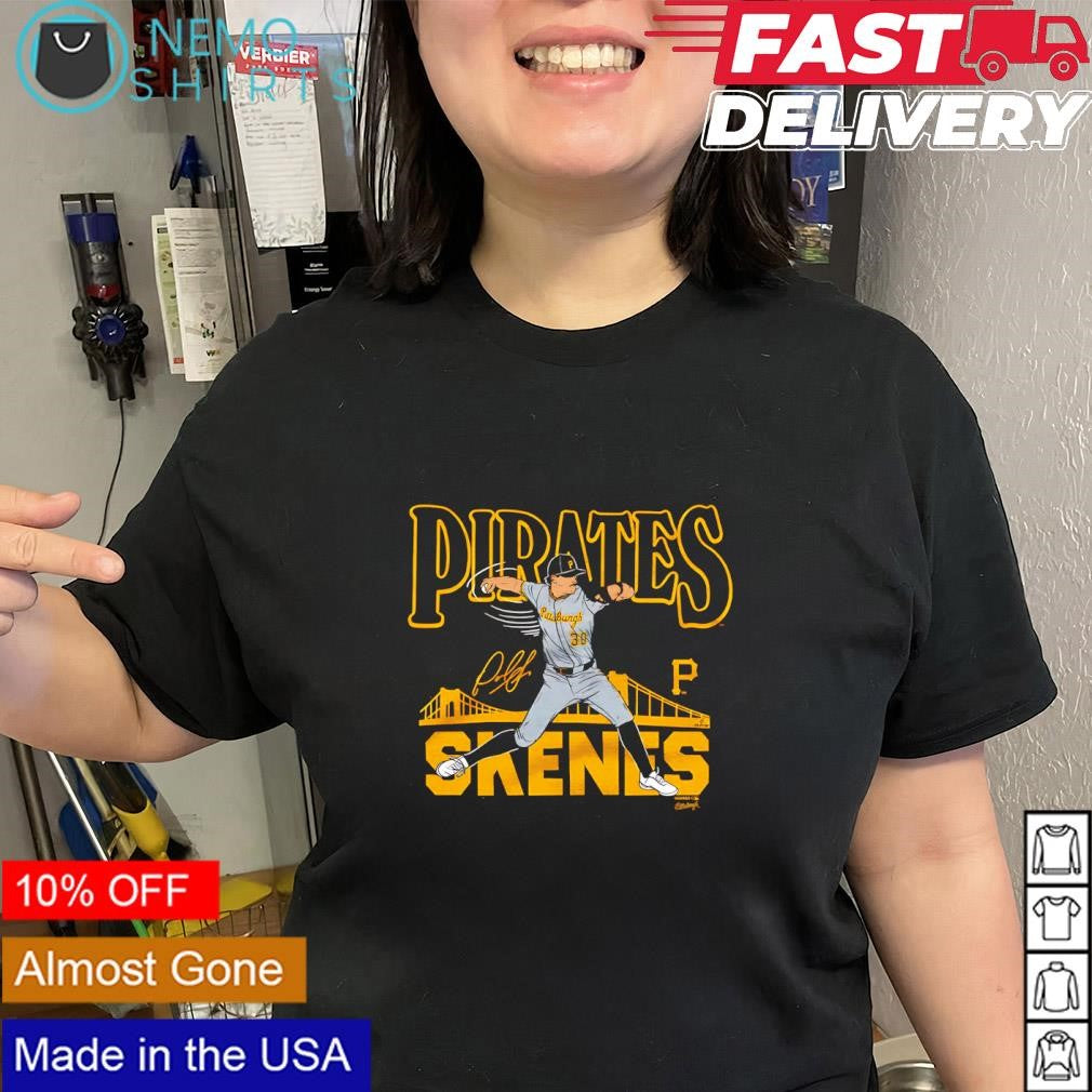 Pittsburgh Pirates Paul Skenes player signature logo shirt