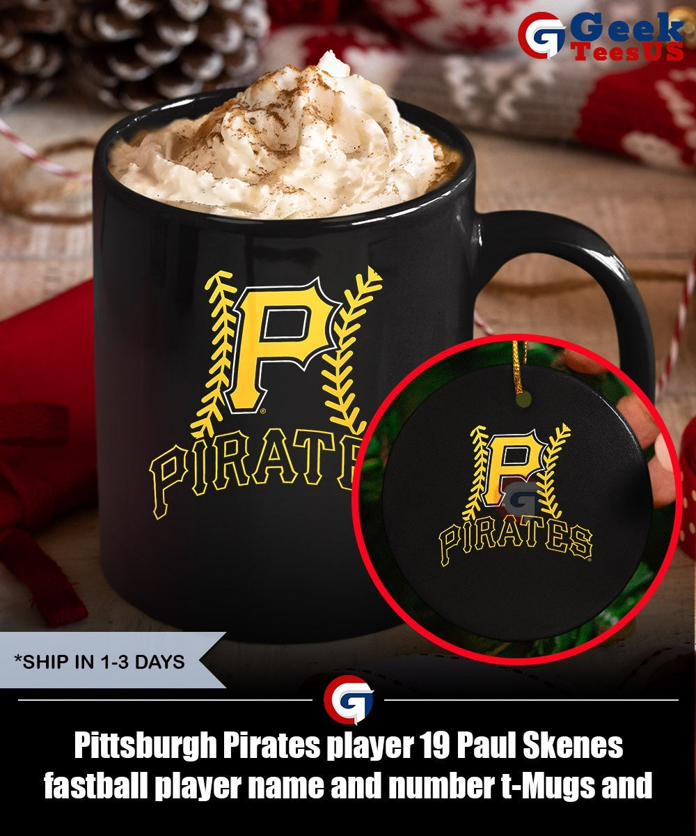 Pittsburgh Pirates player 19 Paul Skenes fastball player name and number t-shirt