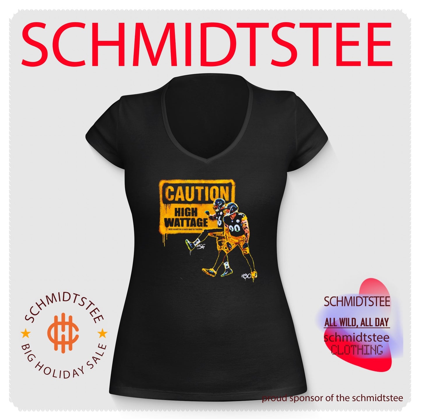 Pittsburgh Steelers caution high wattage shirt