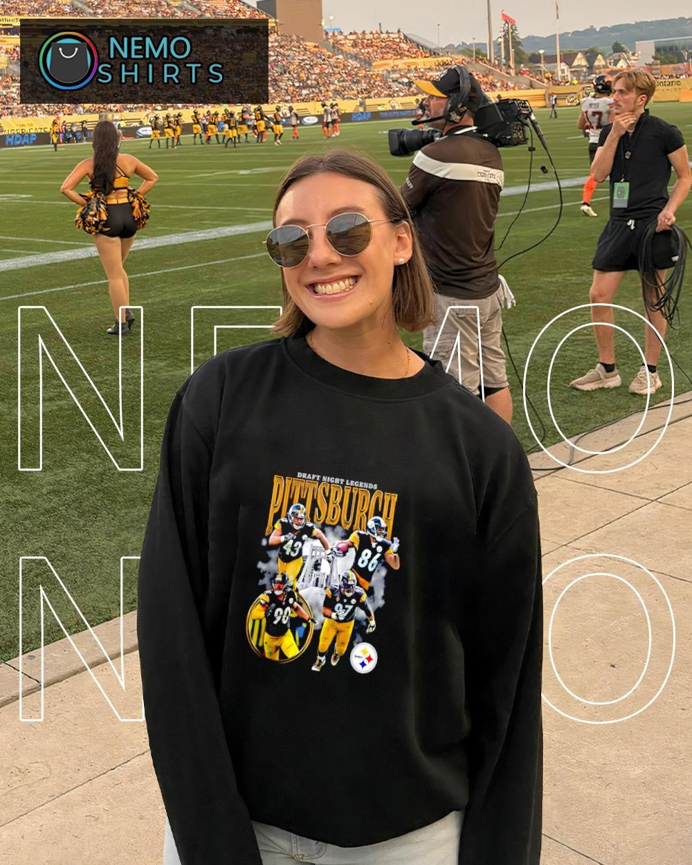 Pittsburgh Steelers draft night legends logo shirt
