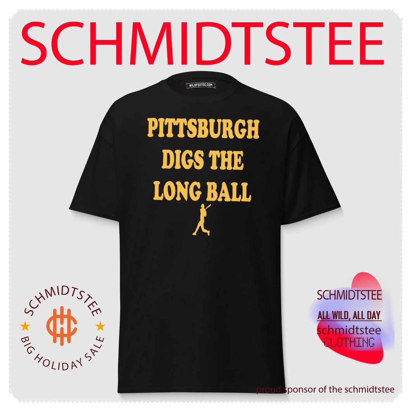 Pittsburgh digs the long ball baseball shirt