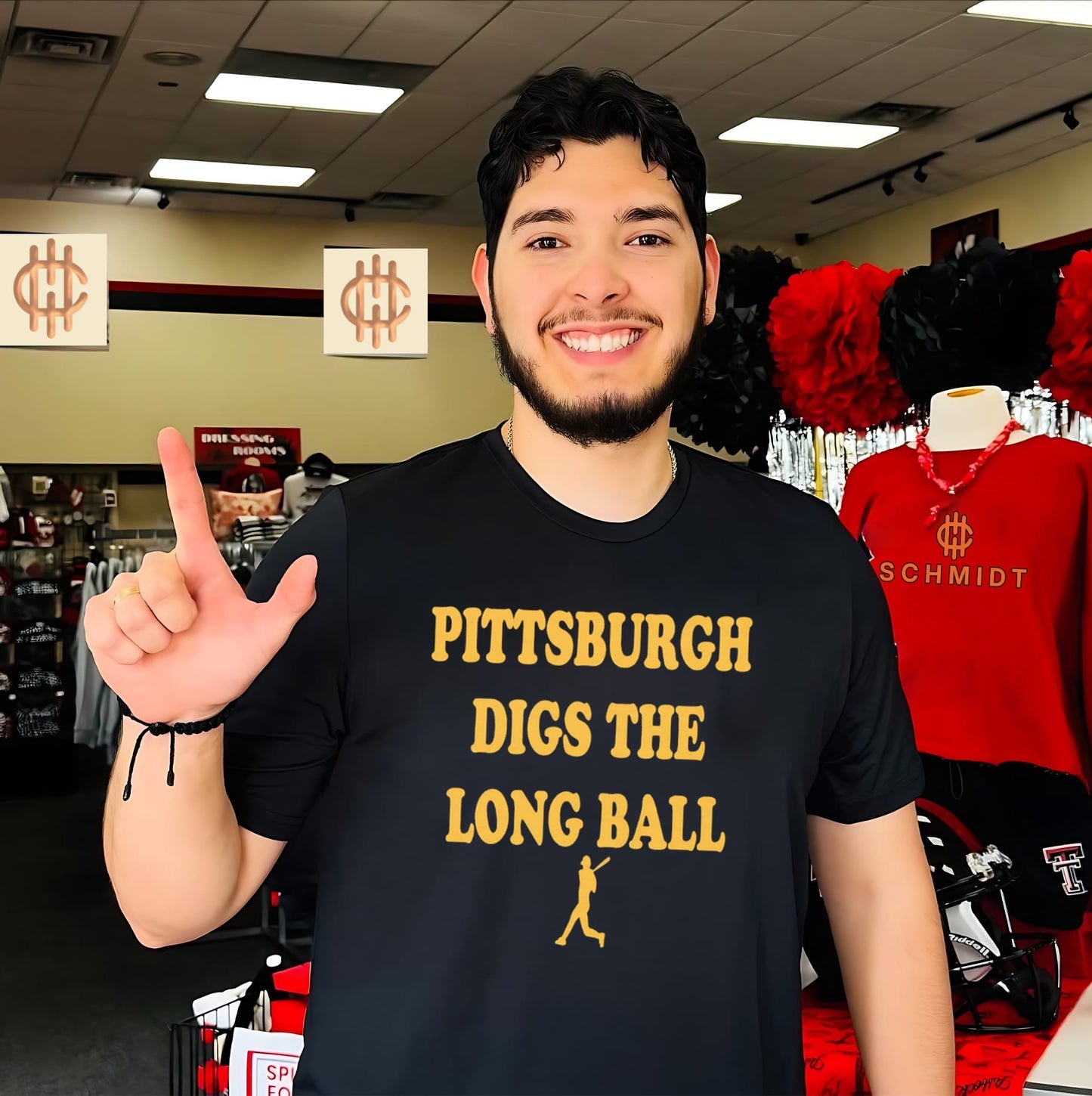 Pittsburgh digs the long ball baseball shirt