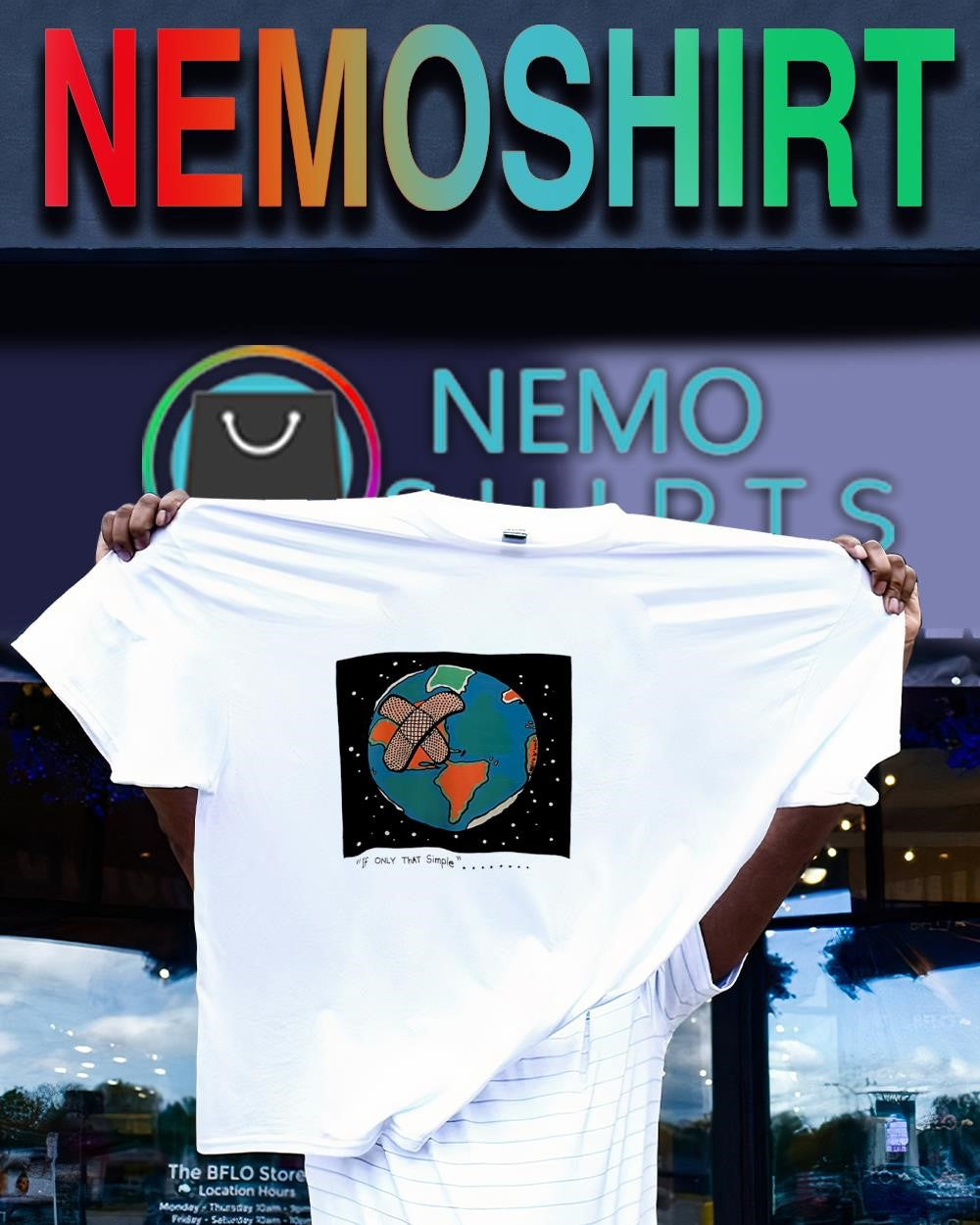 Planet Earth if only that simple shirt