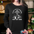 Please Take My Husband Not My Dog Funny UFO Dog T-shirt