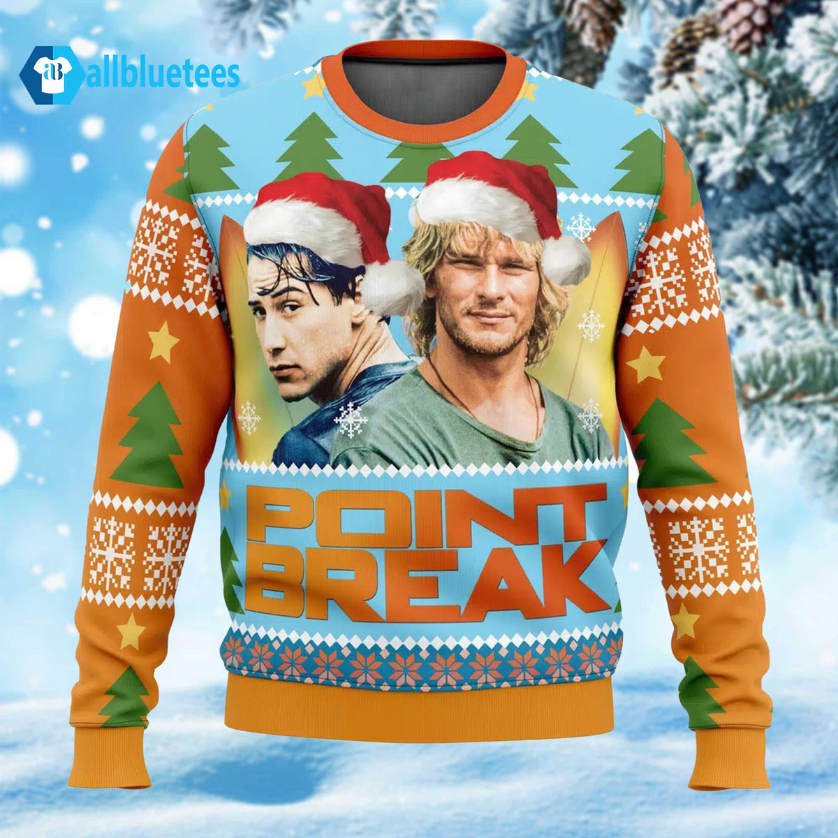 Point Break Christmas Sweater