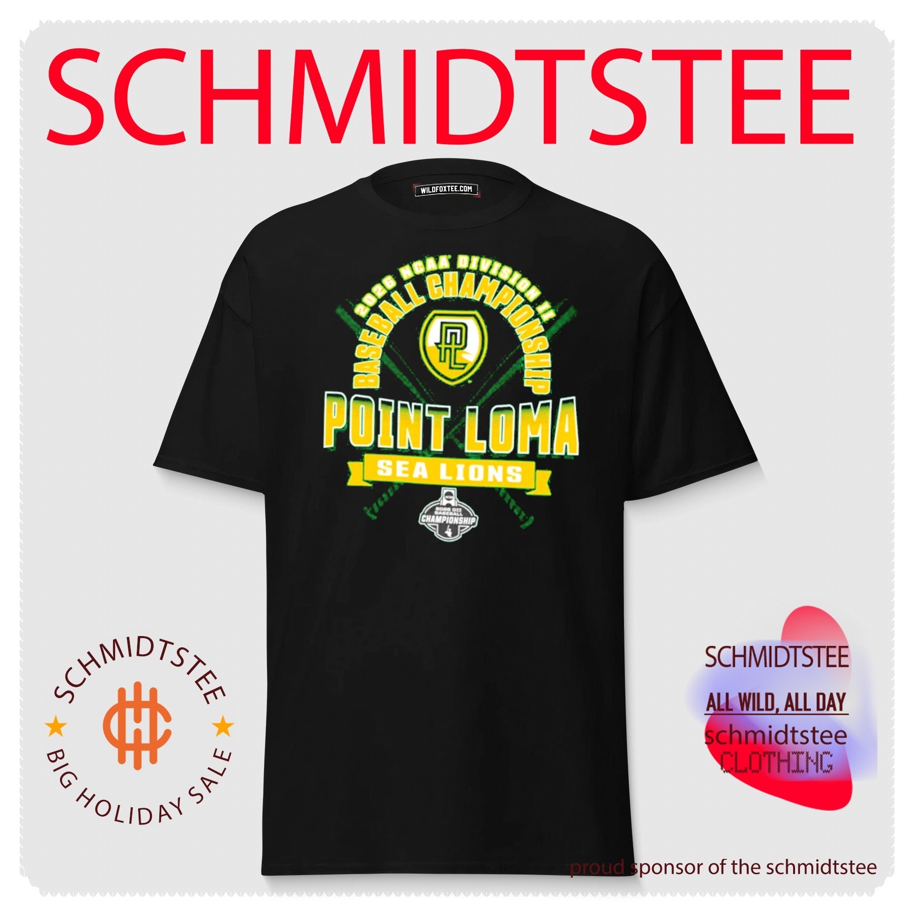 Point Loma Sea Lions 2026 NCAA Division II Baseball Championship shirt