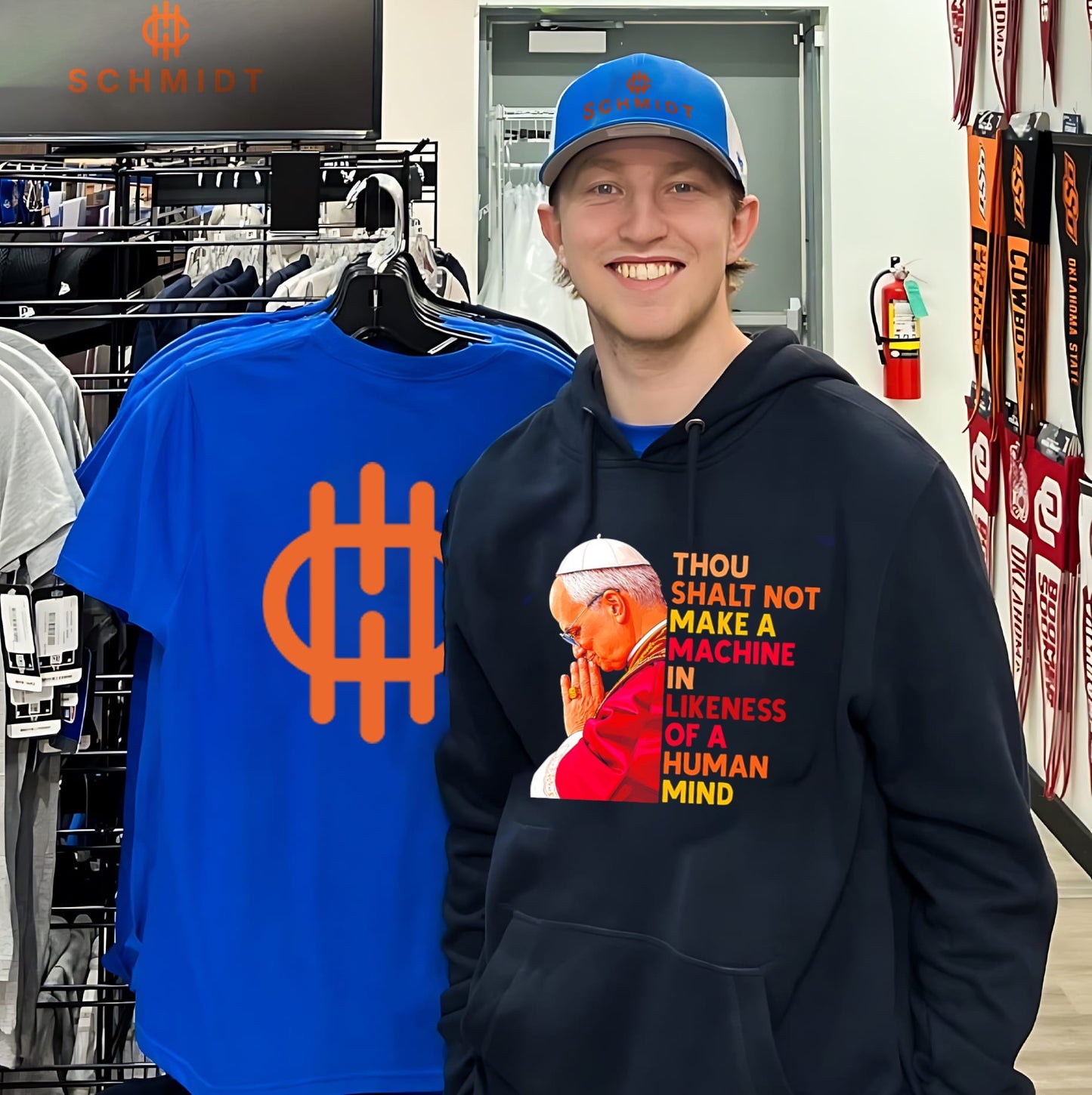 Pope Leo XIV thou shalt not make a machine in likeness of a human mind shirt