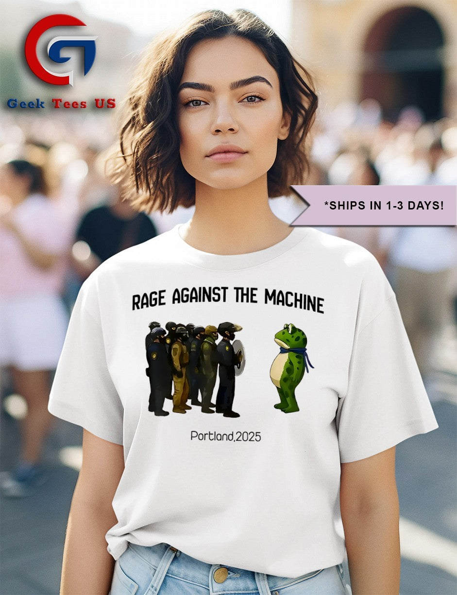 Portland 2025 Rage Against The Machine Frog shirt