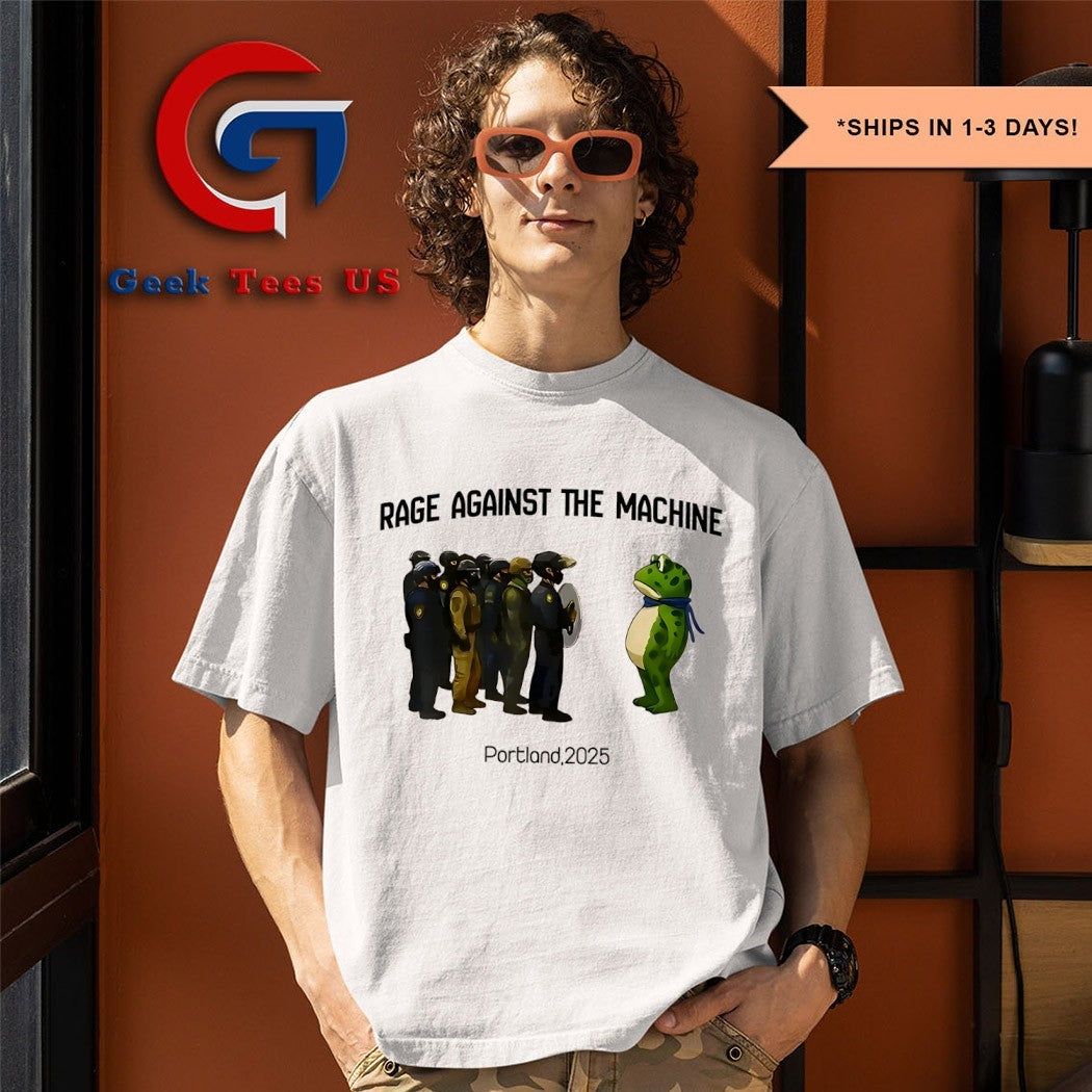 Portland 2025 Rage Against The Machine Frog shirt