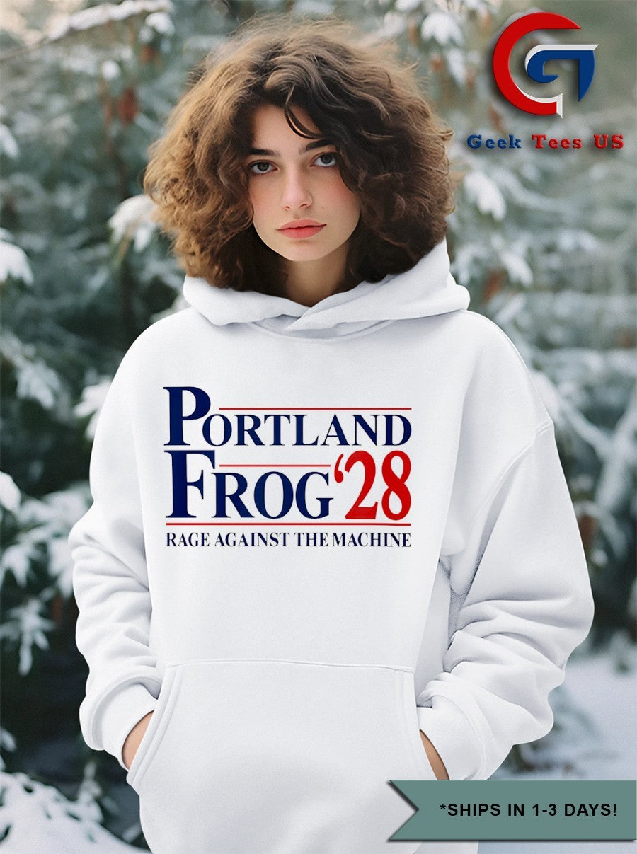 Portland Frog ’28 Rage Against the Machine shirt