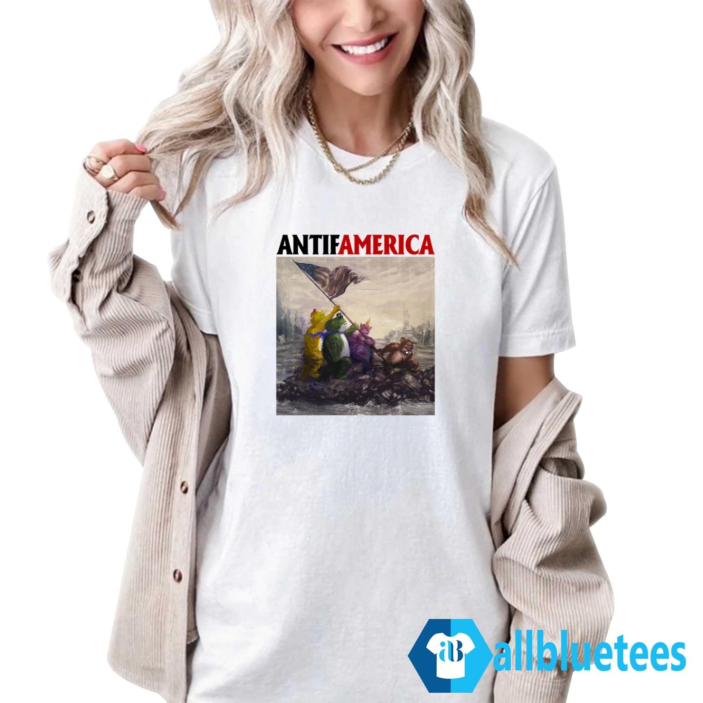 Portland Frog Antifamerica Shirt